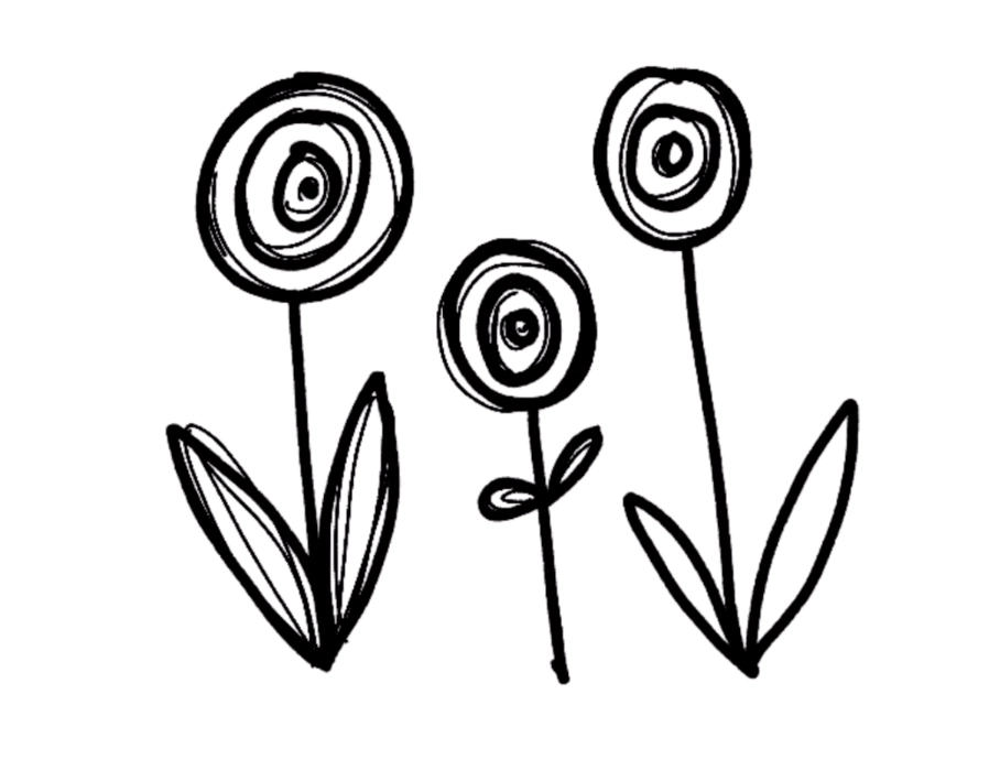 Bible art journaling_flowers