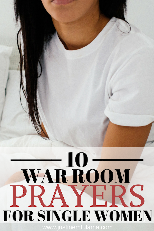 10 war room prayers for single women