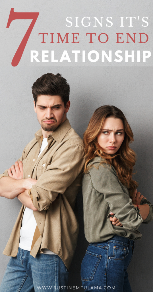 signs it's time to break up