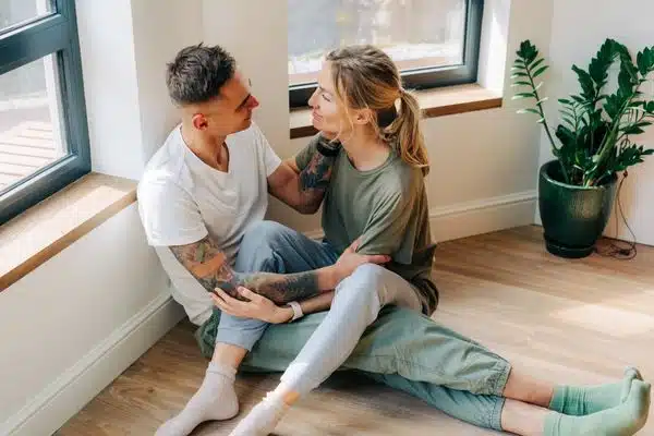 signs of an emotional connection with a man