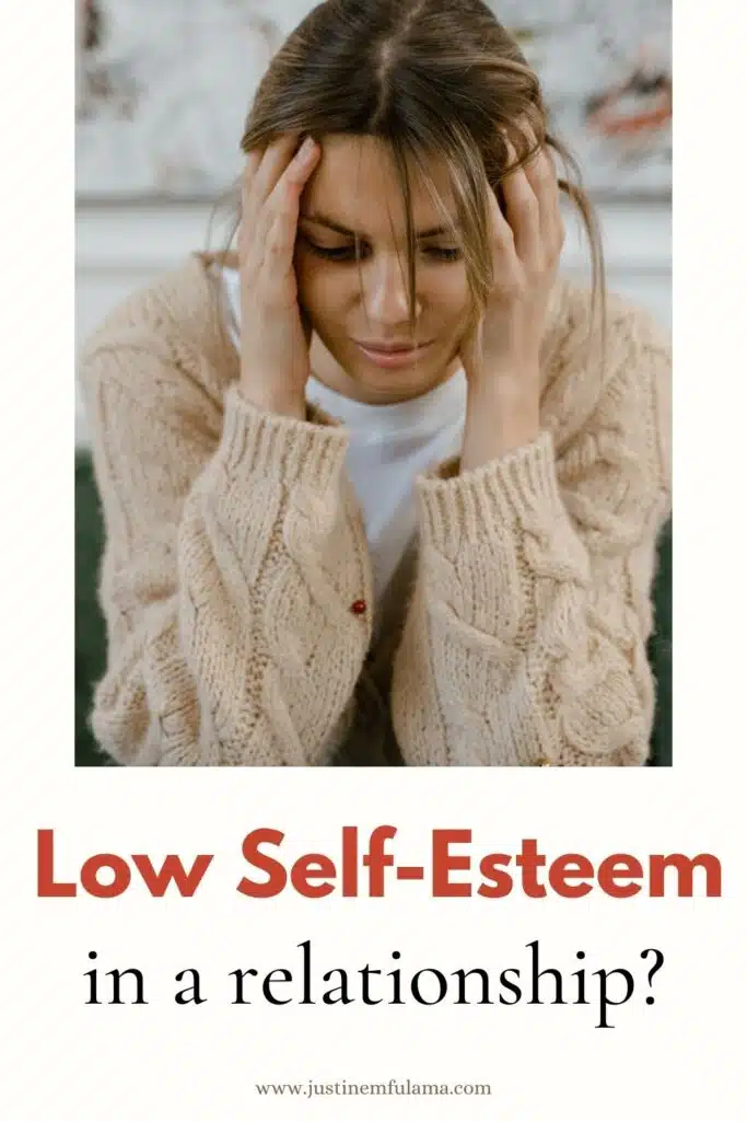 Low self-esteem in a relationship
