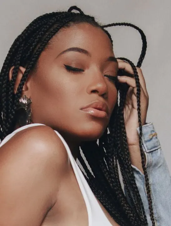 knotless braids on 4c hair