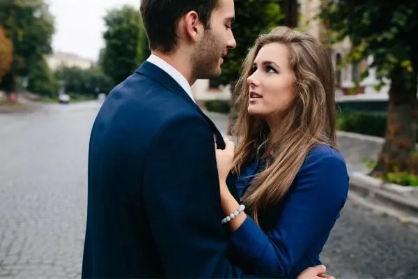 couple having a heated conversation