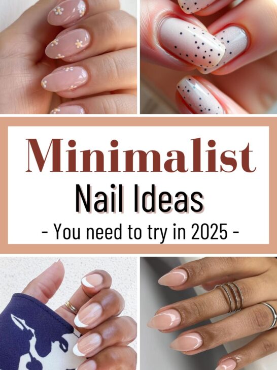 Grid with minimalist nail ideas