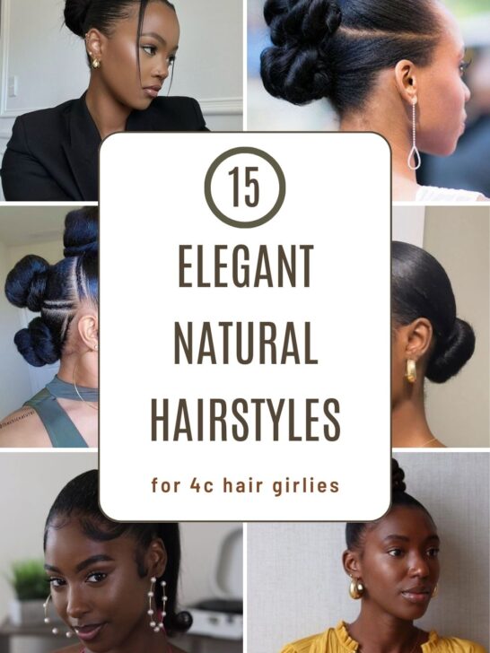 Elegant Natural Hairstyles For Black Women