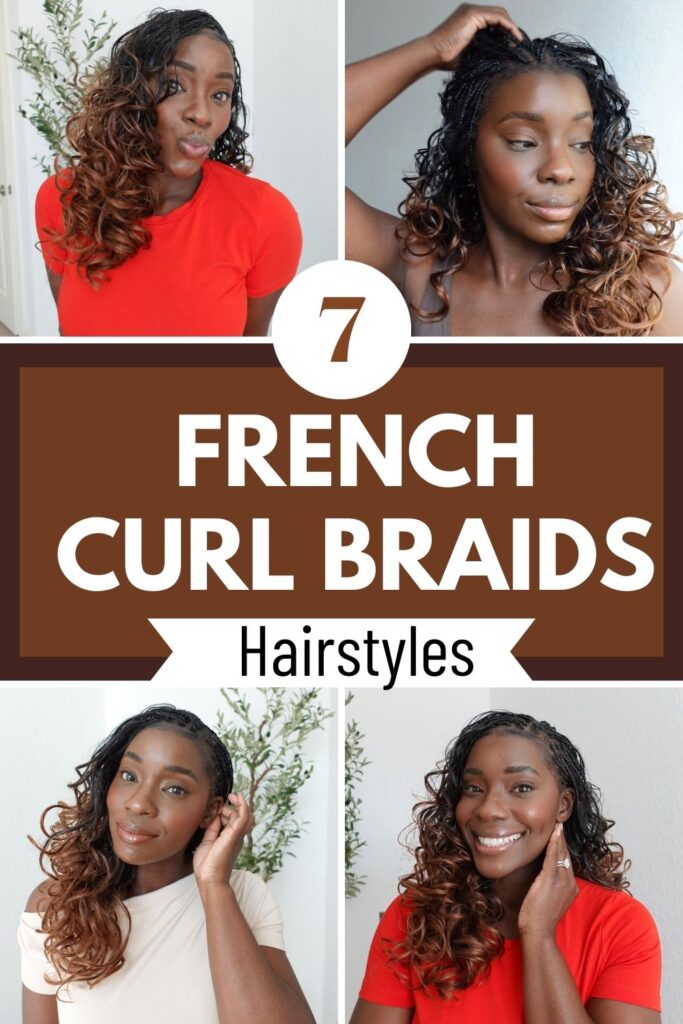 french curl braids hairstyles