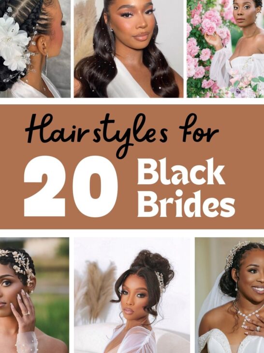 hairstyles for black brides